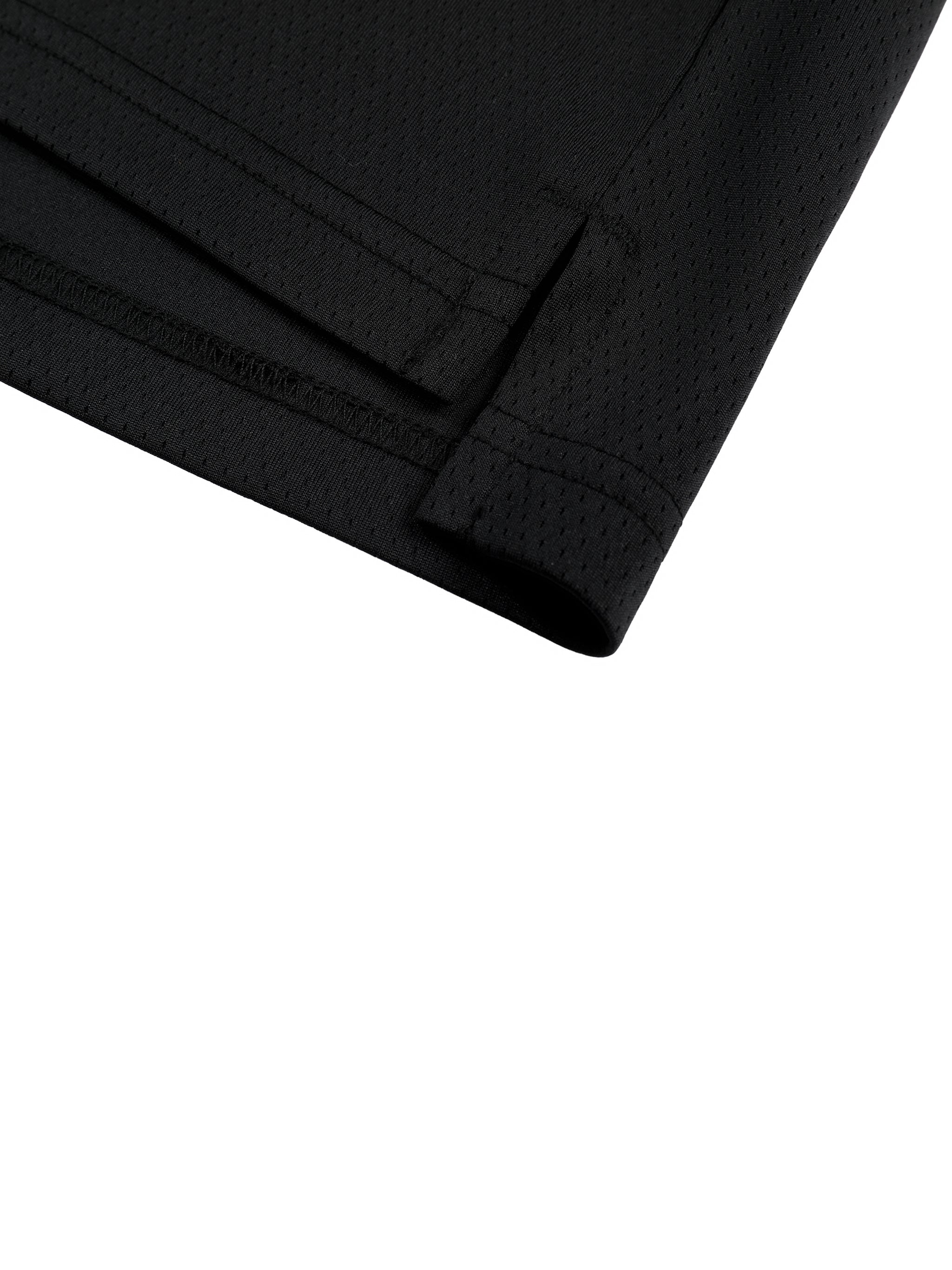 Hustle Harder Contrast Raglan Sleeve Mesh T-Shirt