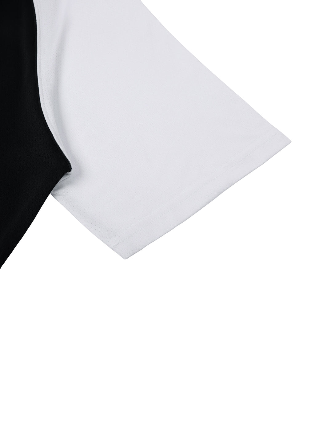 Hustle Harder Contrast Raglan Sleeve Mesh T-Shirt